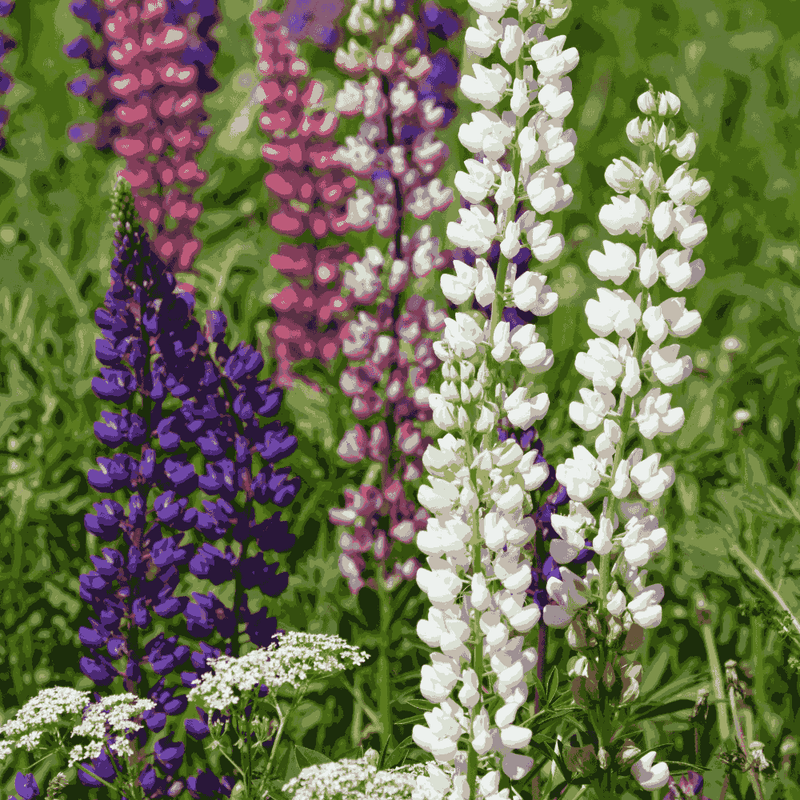 Mixed Lupine Flower seeds for Planting Cottage Garden Essential Heirloom & GMO Free Seeds for Home Garden
Sale