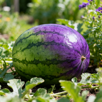 Green Purple Watermelon Planting Seeds – Non-GMO Heirloom Garden Variety