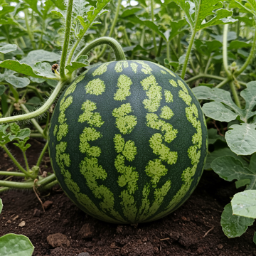 Heirloom Green Purple Watermelon Fruit Seeds – Non-GMO Seeds for Home Gardening