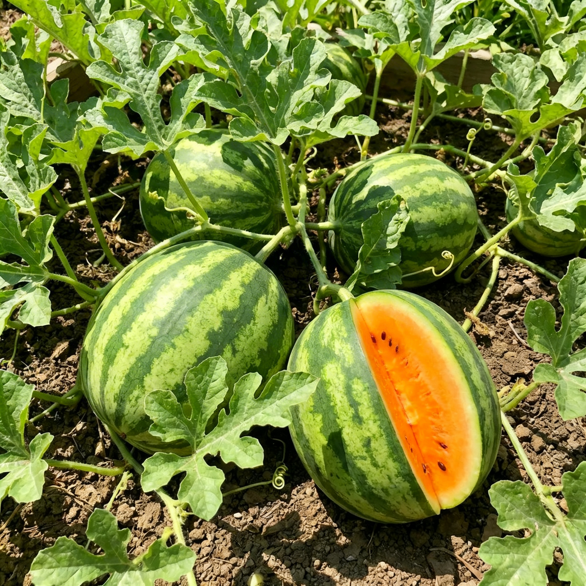 Tendersweet Orange Watermelon Seeds – Heirloom Non-GMO Fruit Seeds for Garden Planting