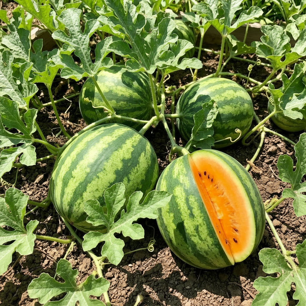 Tendersweet Orange Watermelon Planting Seeds – Heirloom Variety, Non-GMO