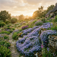 Blue Creeping Thyme Seeds for Planting – Non-GMO Heirloom Flower Seeds for Garden Ground Cover