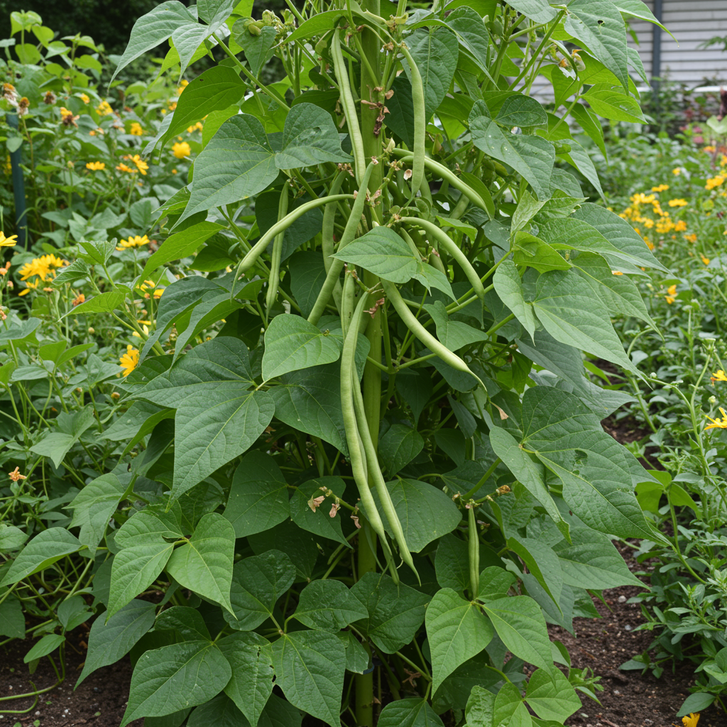 Heirloom Missouri Wonder Green Bean Seeds – Pole Climbing Variety for Planting, Non-GMO Organic