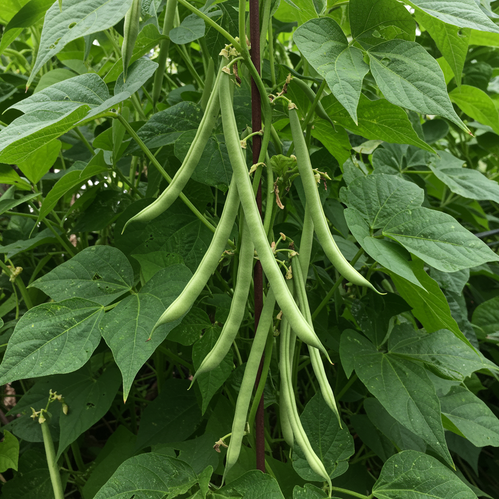 Missouri Wonder Pole Bean Seeds for Planting – Heirloom Climbing Green Beans, Organic Non-GMO
