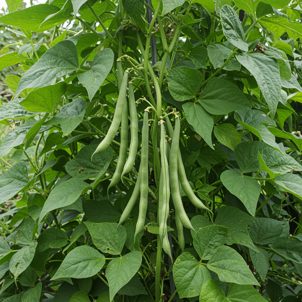 Missouri Wonder Pole Bean Seeds for Planting – Heirloom Climbing Green Beans, Organic Non-GMO