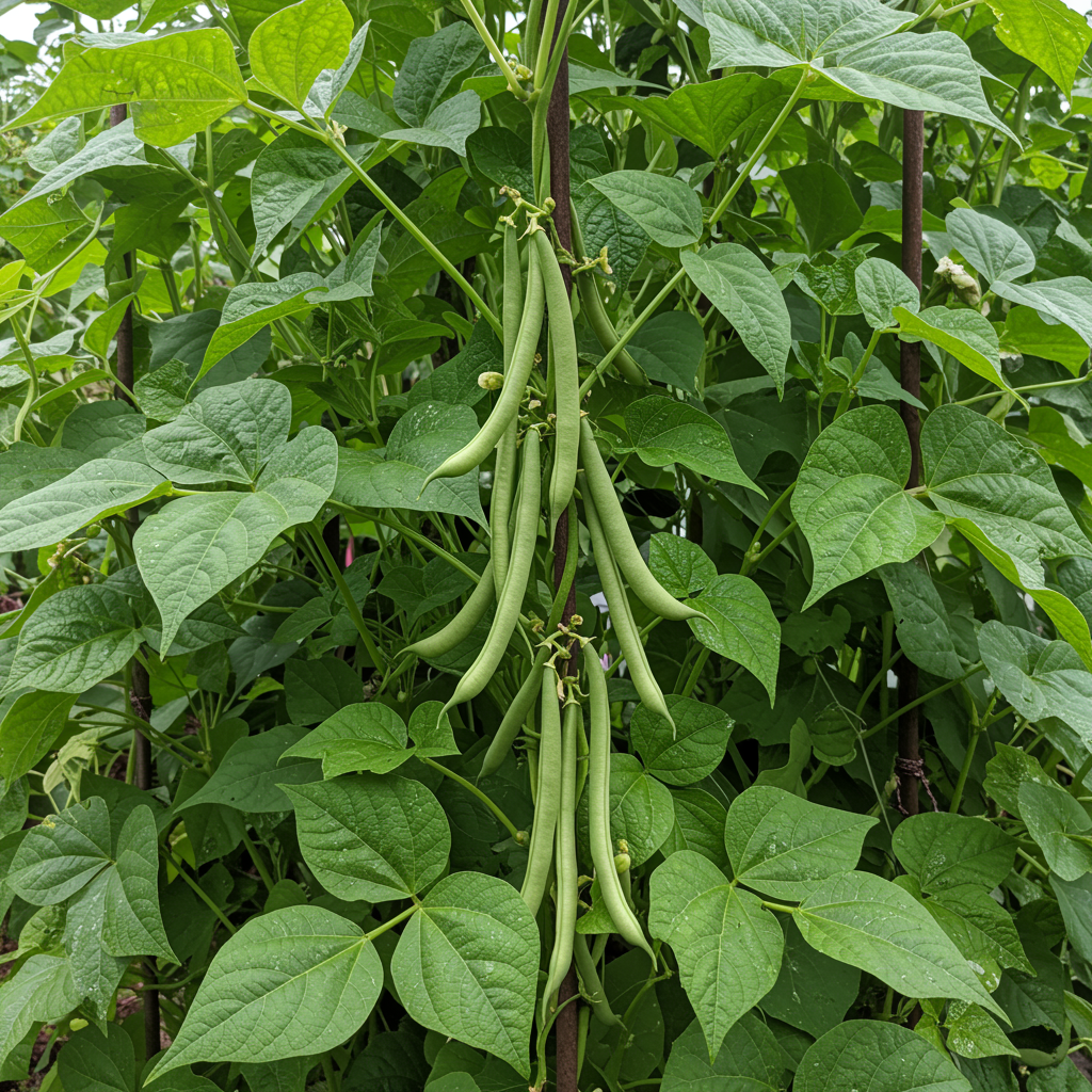 Missouri Wonder Pole Bean Seeds for Planting – Heirloom Climbing Green Beans, Organic Non-GMO