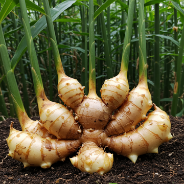 Ginger Root Rhizomes for Planting – Organic Non-GMO Ginger for Culinary and Garden Use