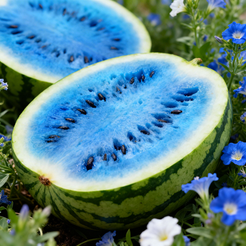 Blue Watermelon Garden Seeds for Planting – Heirloom Organic Non-GMO with Consistent Germination