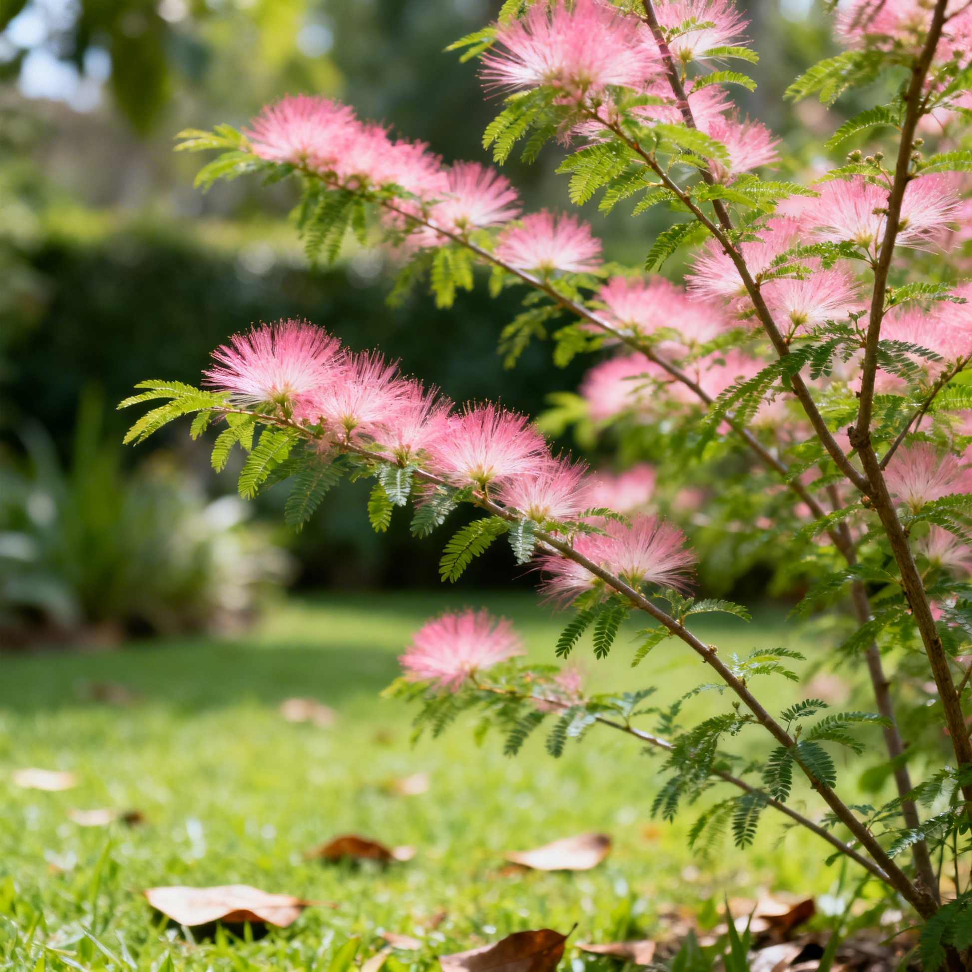 Calliandra Eriophylla Pink Flower Seeds – Non-GMO Heirloom Seeds for Home Garden