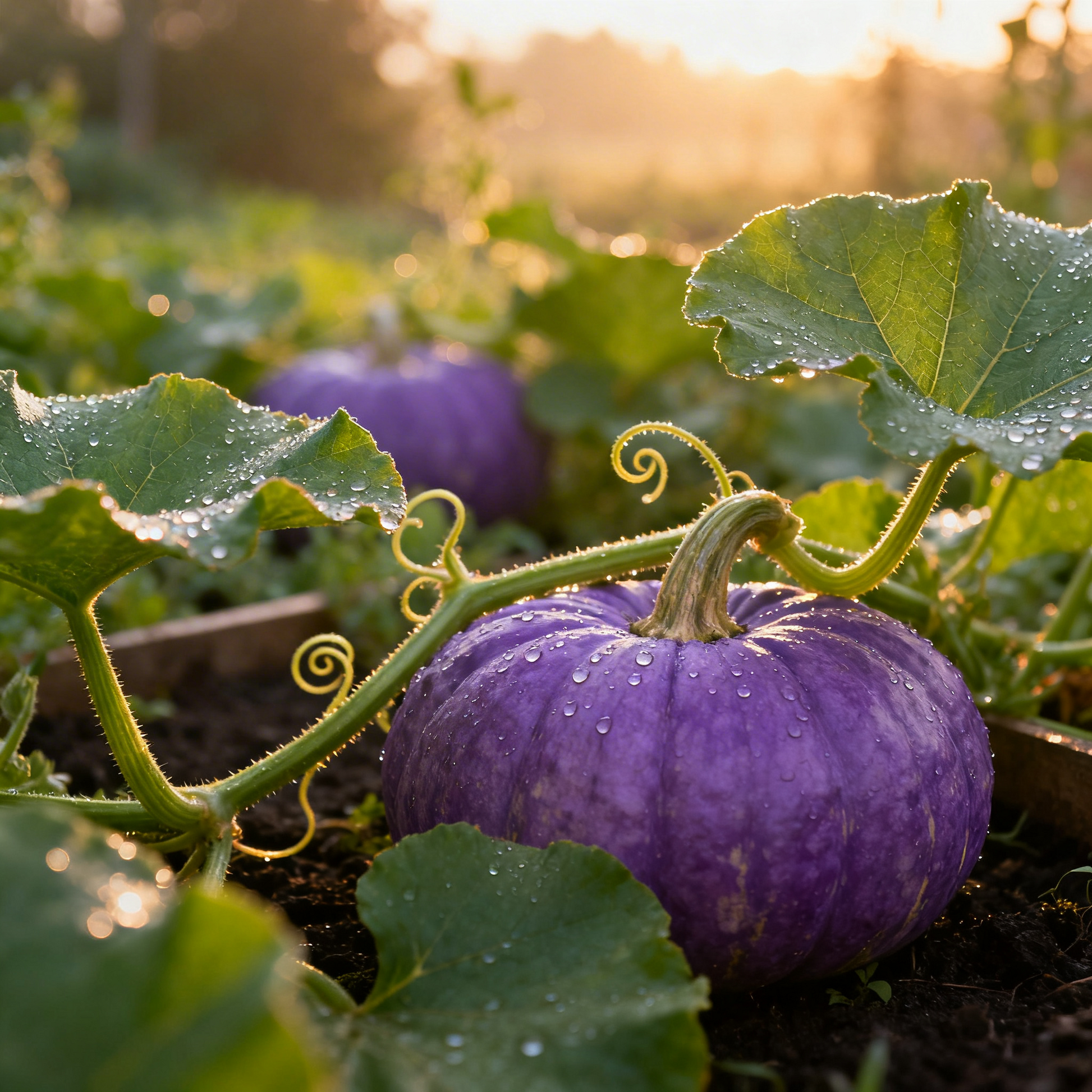 Purple Pumpkin Seeds for Planting – Heirloom Non-GMO Organic Garden Seeds with High Germination