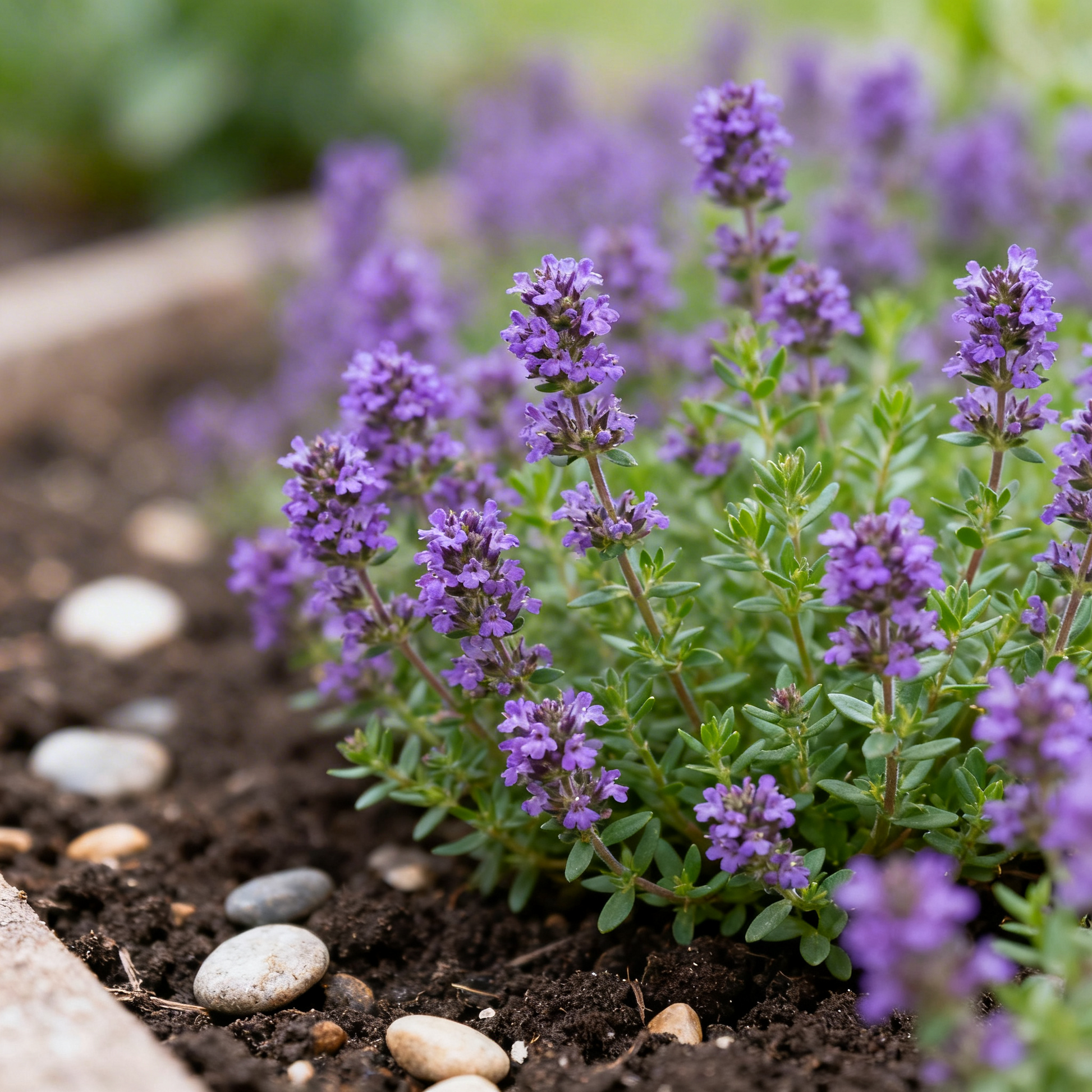 Purple Creeping Thyme Seeds – Fragrant Heirloom Ground Cover for Gardens
