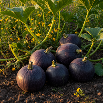 Purple Pumpkin Garden Seeds for Planting – Heirloom Organic Non-GMO with Consistent Germination