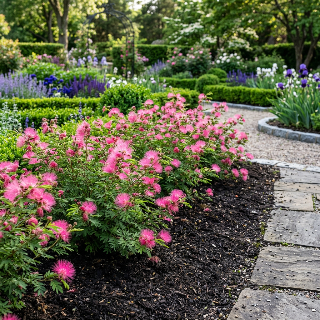 Pink Powder Puff Calliandra Eriophylla Seeds – Heirloom Garden Planting Seeds