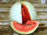 Snow White Watermelon Seeds – Unique White-Fleshed Watermelon for Garden Growing