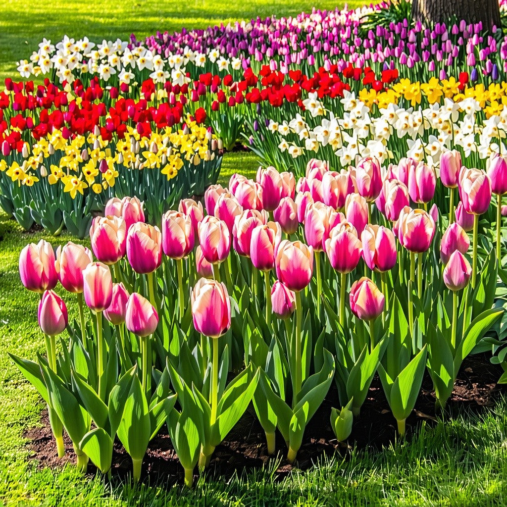 Secret Garden lily flowers blooming in vibrant colors