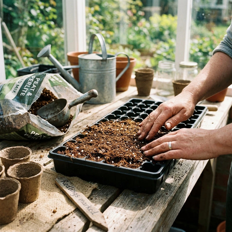 Preparing and levelling the soil