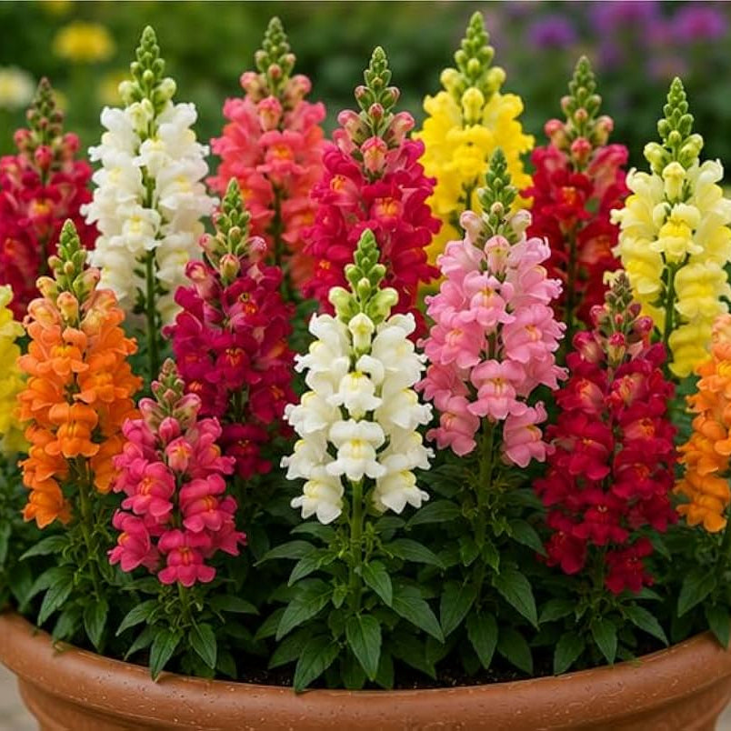 Antirrhinum Majus Snapdragon Mixed Flower Seeds for Planting
