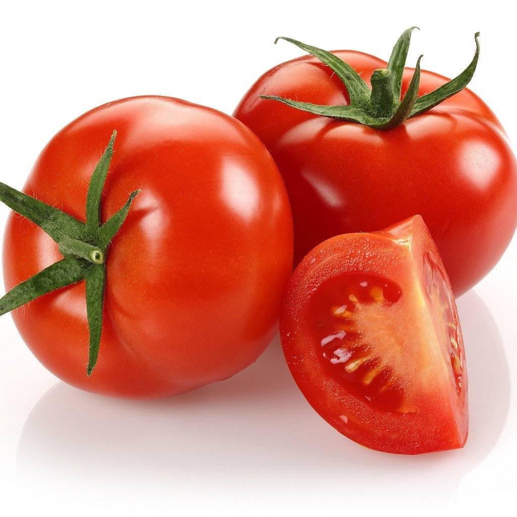 Big Tomato plants growing in home vegetable patch
