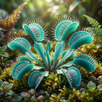 Blue Green Venus Flytrap plant seeds suitable for home gardens and decorative containers