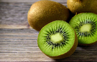 Fresh Chinese gooseberries (kiwifruit) ready for harvest