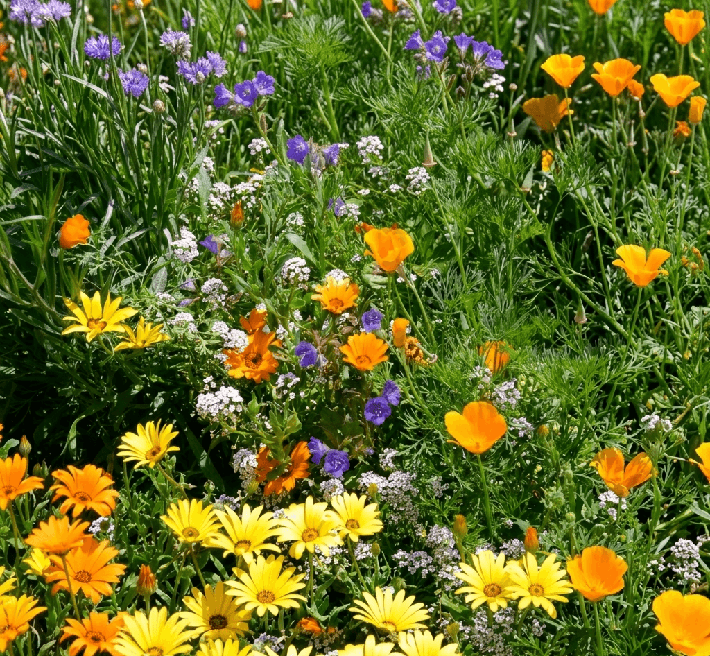 Deer-resistant wildflower seeds for natural garden planting