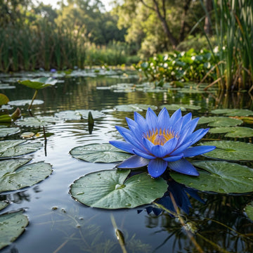 Blue Lotus Seeds (Nymphaea caerulea) for Planting – Heirloom Non-GMO Water Garden Variety