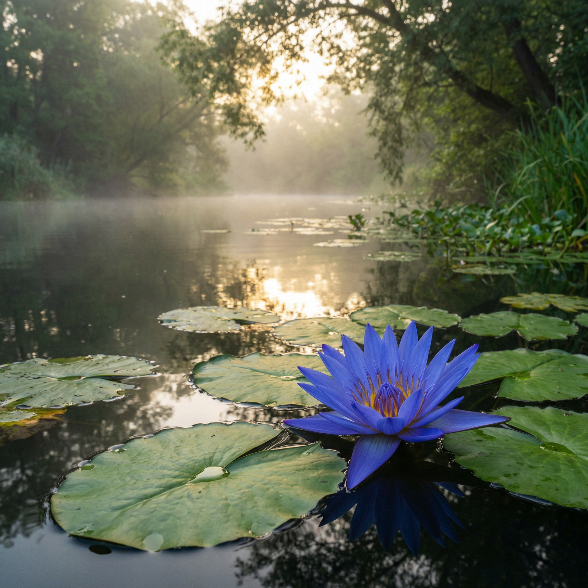 Heirloom Blue Lotus Seeds (Nymphaea caerulea) – Non-GMO Seeds for Aquatic Gardening
