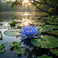 Heirloom Blue Lotus Seeds (Nymphaea caerulea) – Non-GMO Seeds for Aquatic Gardening