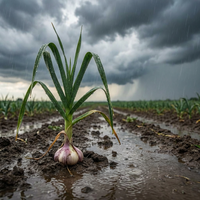 Organic Garlic Planting Seeds – Heirloom, Non-GMO Garden Seeds with Strong Germination Rate