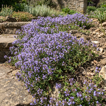 Thymus serpyllum Blue Creeping Thyme Flower Seeds for Garden Ground Cover