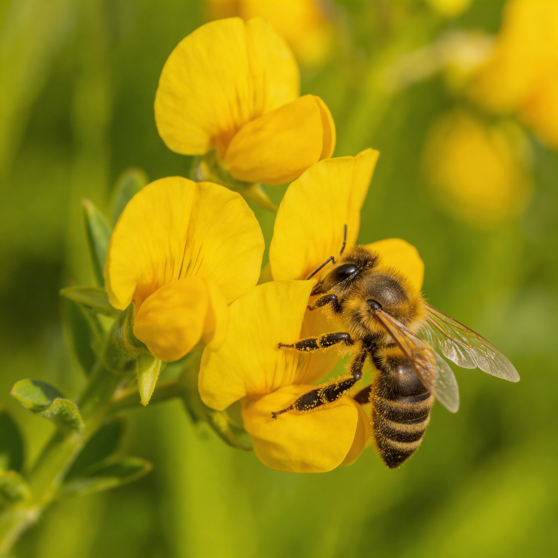 Yellow Rattle Flower Seeds for Planting – Heirloom, Non-GMO Wildflower Seeds for Meadows and Pollinator Gardens