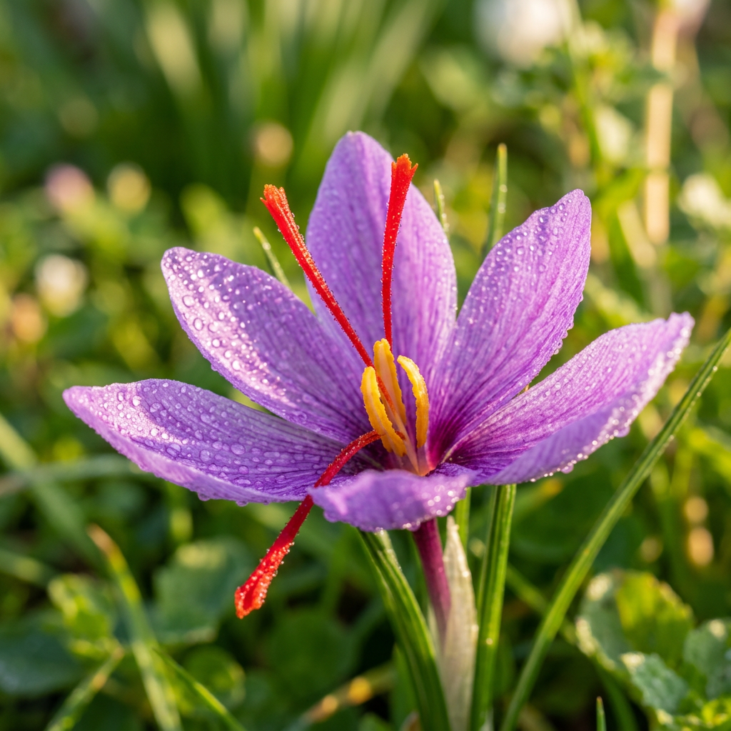 Crocus Sativus Saffron Flower Seeds for Planting – Heirloom Non-GMO Garden Blooms with High Germination