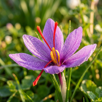 Crocus Sativus Flower Seeds – Non-GMO Heirloom Saffron Bloom Seeds for Planting in Home Gardens