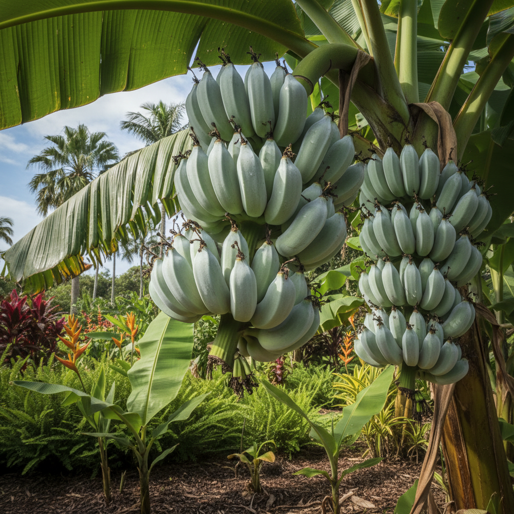 Musa acuminata Blue Java Banana Seeds for Tropical Garden Growing