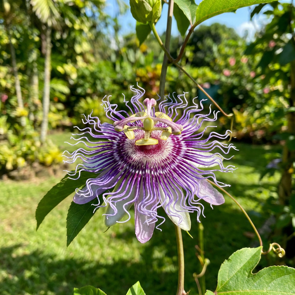 Mixed Color Passion Flower Seeds – Non-GMO, Heirloom, High Germination Organic Garden Seeds for Planting