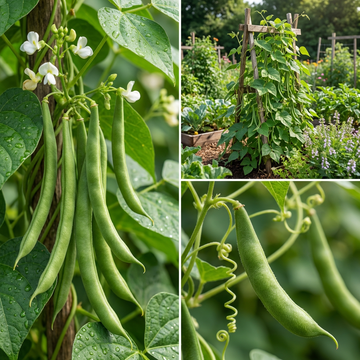 Green Tepary Bean Seeds for Home Garden Growing and Dry Climate Conditions