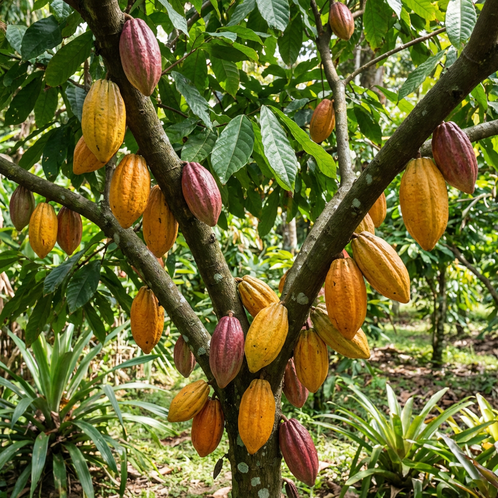 Cacao Fruit Seeds - Grow Your Own Chocolate Tree NON GMO Seeds for Planting Heirloom Organic Garden