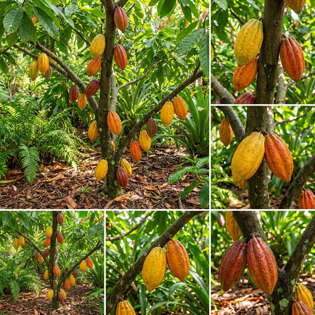 Cacao Fruit Seeds for Tropical Garden Growing Chocolate Tree Variety
