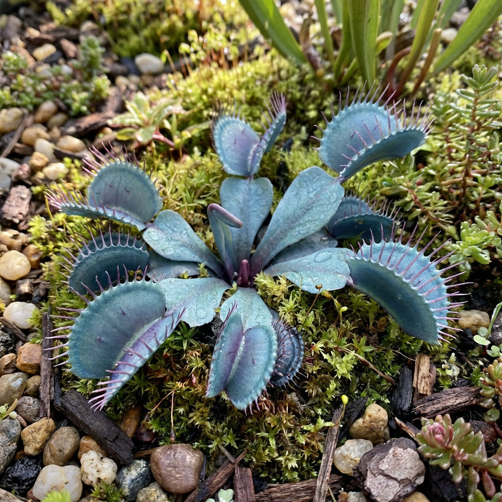Blue Green Venus Fly Trap Seeds for Planting – Heirloom, Non-GMO, High Germination Carnivorous Plant Seeds