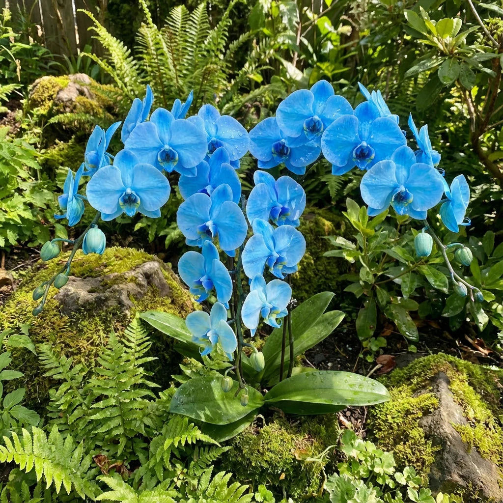 Blue Butterfly Orchid Flower seeds for Planting - Long Bloom Season, Heirloom & GMO Free Seeds for Home Garden