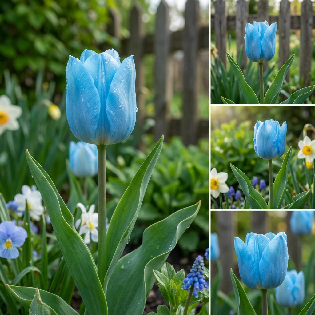 Sky Blue Tulip Flower Seeds Flower seeds for Planting Vibrant Colors Heirloom & GMO Free Seeds for Home Garden