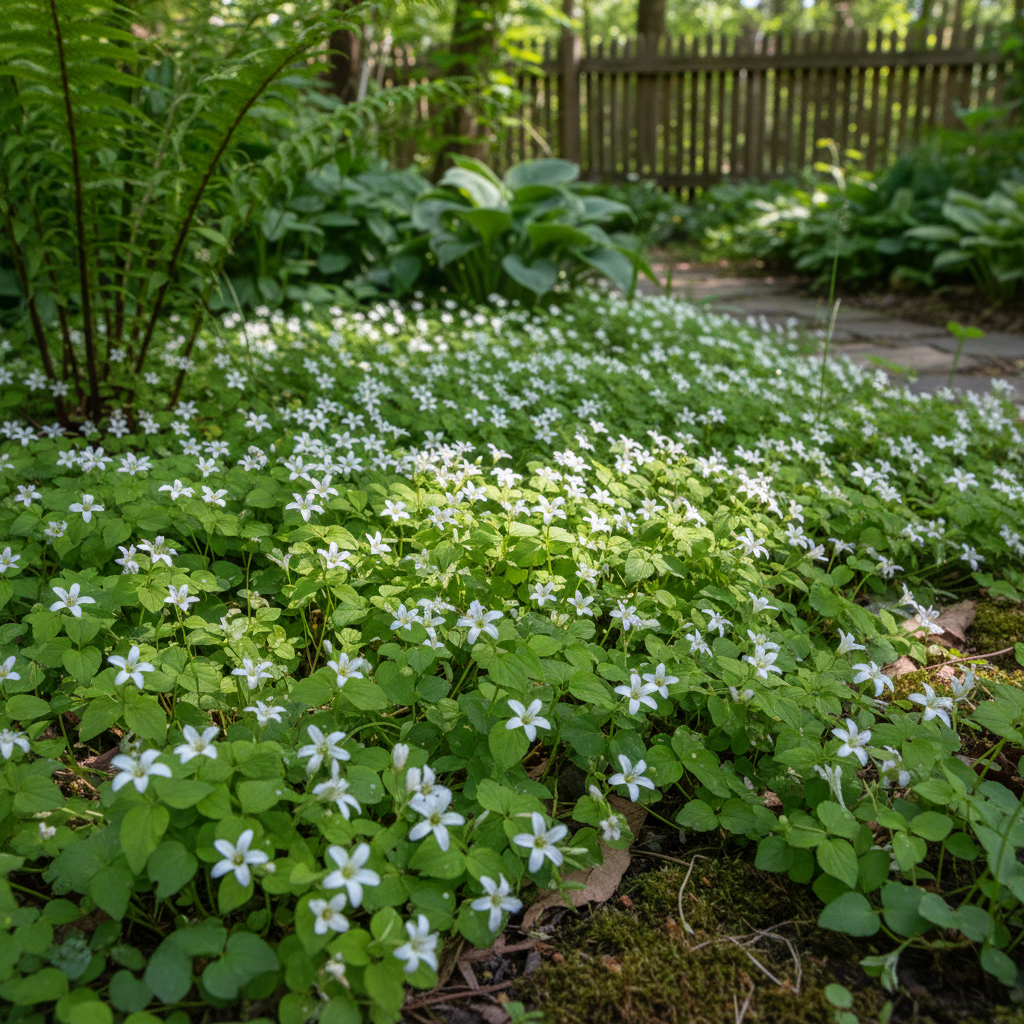 Galium odoratum Flower Seeds for Fragrant Shade Garden Growing give description