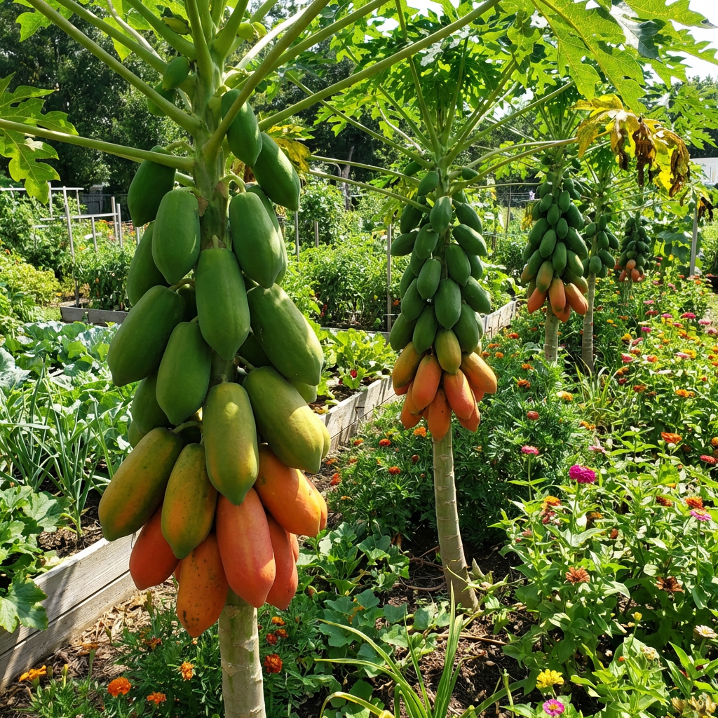 Carica papaya ‘Red Lady’ Fruit Seeds for Home Garden and Warm Climate Growing