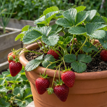 Strawberry Albion Seeds for Garden Planting – Sweet Flavor, Heirloom Type, High Germination Rate