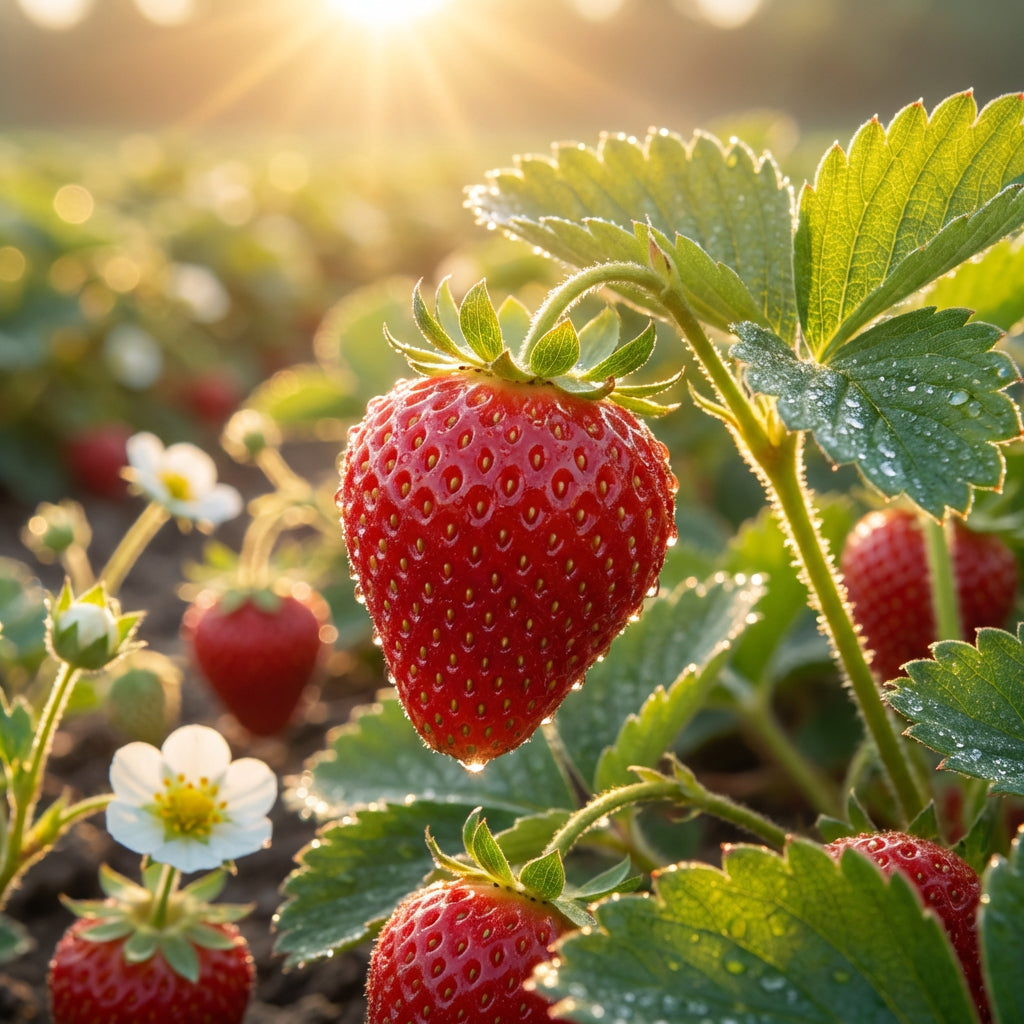 Strawberry Albion Seeds for Garden Planting – Sweet Flavor, Heirloom Type, High Germination Rate