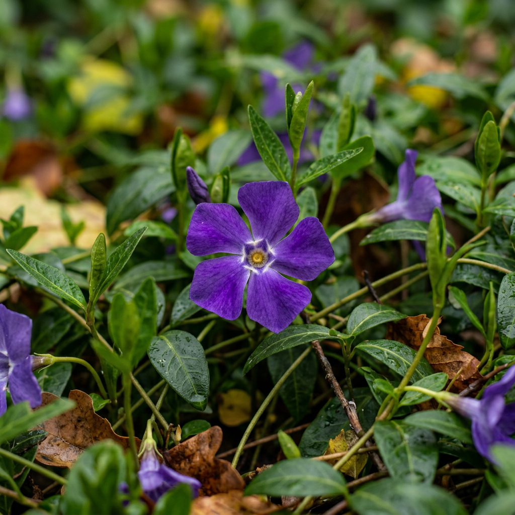 Vinca Minor Flower Seeds for Planting – Heirloom Non-GMO Garden Seeds with High Germination