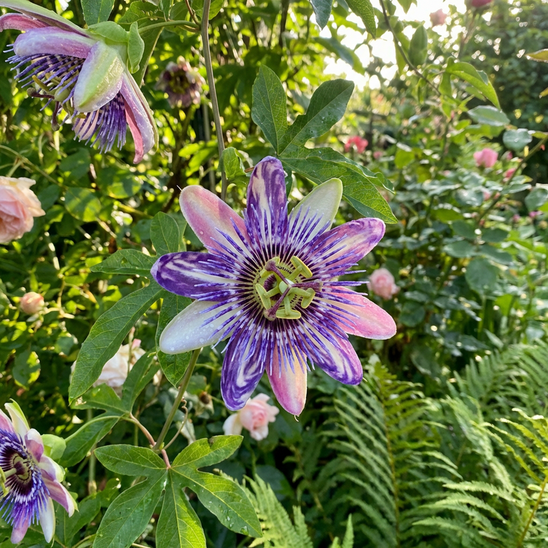 Mixed Color Passion Flower Seeds for Home Garden Vines with Exotic Blooms