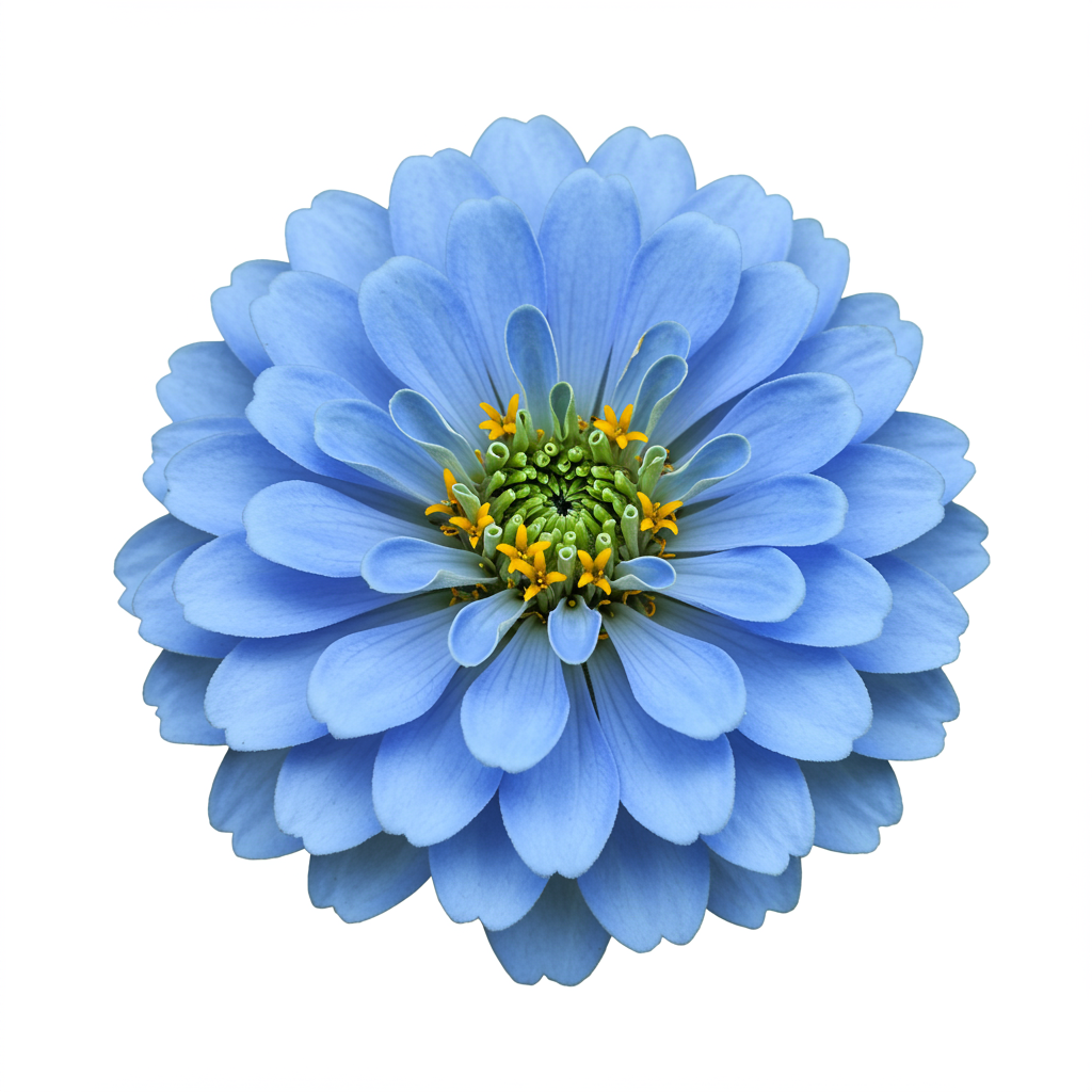 Sky Blue Zinnia Flower Seeds for Planting – Heirloom Non-GMO Seeds for Home Gardening