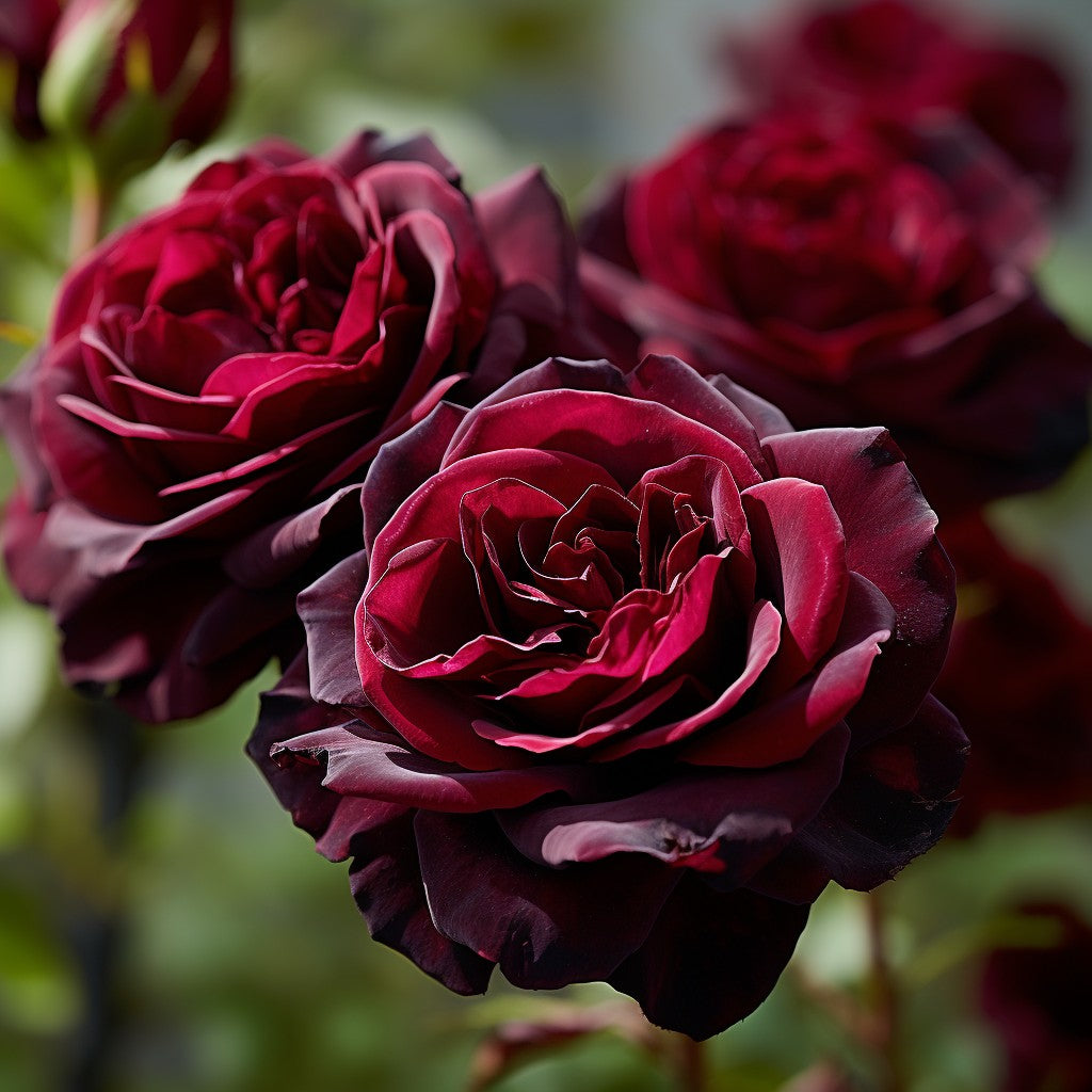 Gray and Red Rare Rose Seeds for Planting