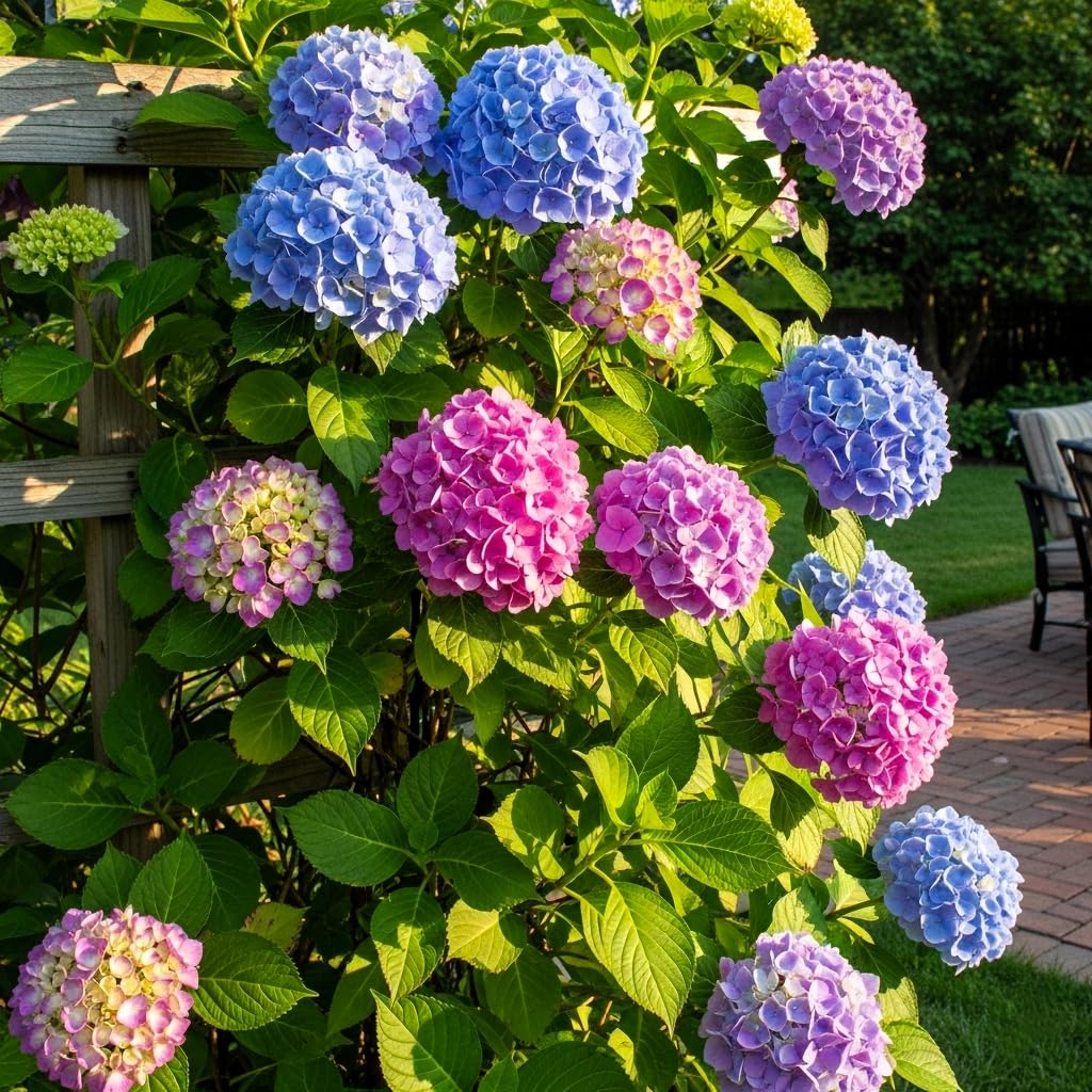 Hydrangea mix seeds suitable for borders, raised beds, and containers.